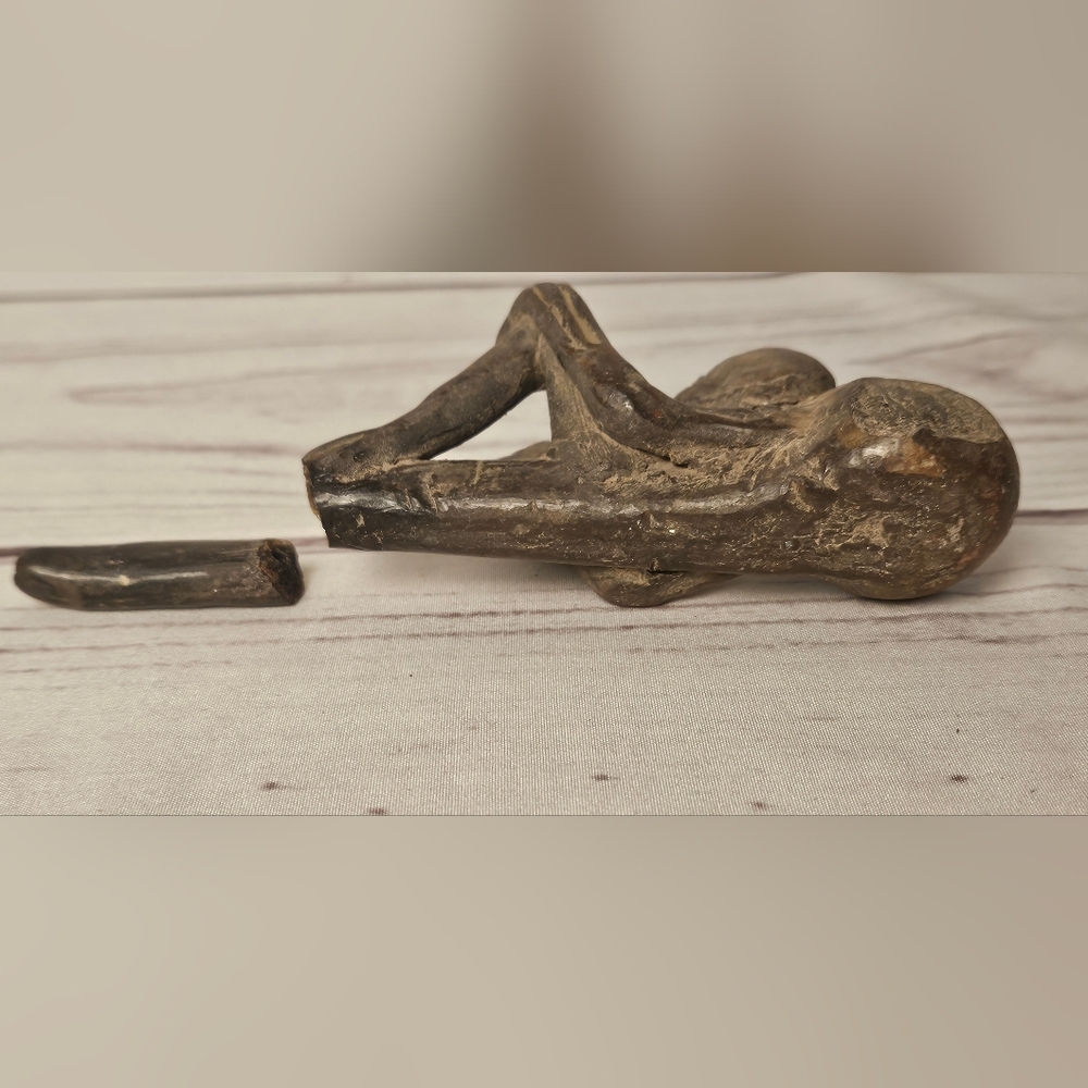 VTG Collectible Mayans Aztec Ceremonial Pipe Pre Columbian Style Smoking Pipe - Picture 5 of 15